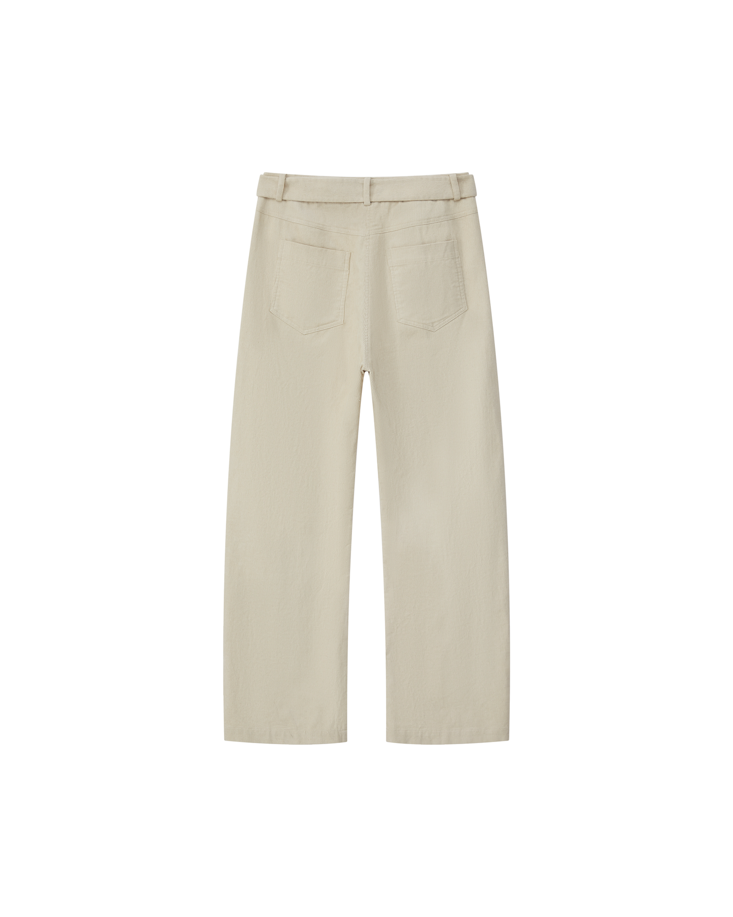 CORDUROY BELT TROUSERS