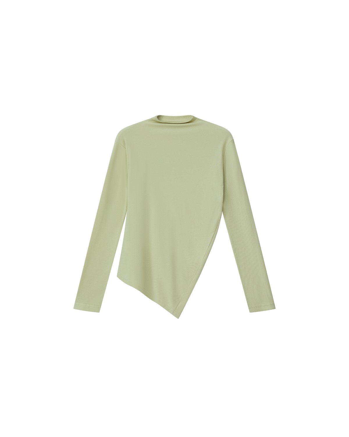 TWISTED MOCK NECK TOP