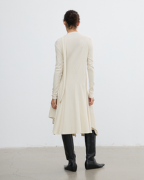 SCARF DETAIL FLARE DRESS