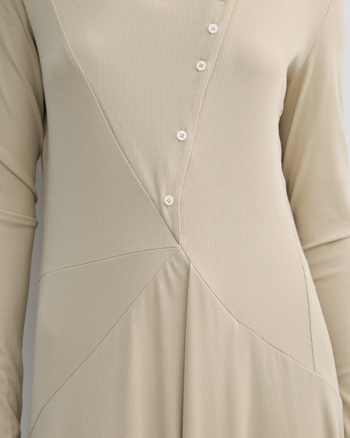 SCARF DETAIL FLARE DRESS