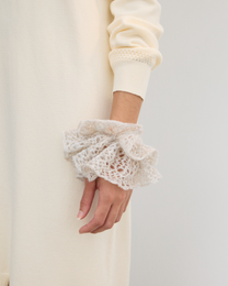 HAND CROCHET KNIT HAIR TIE