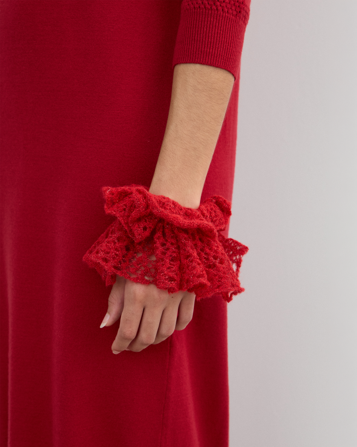 HAND CROCHET KNIT HAIR TIE