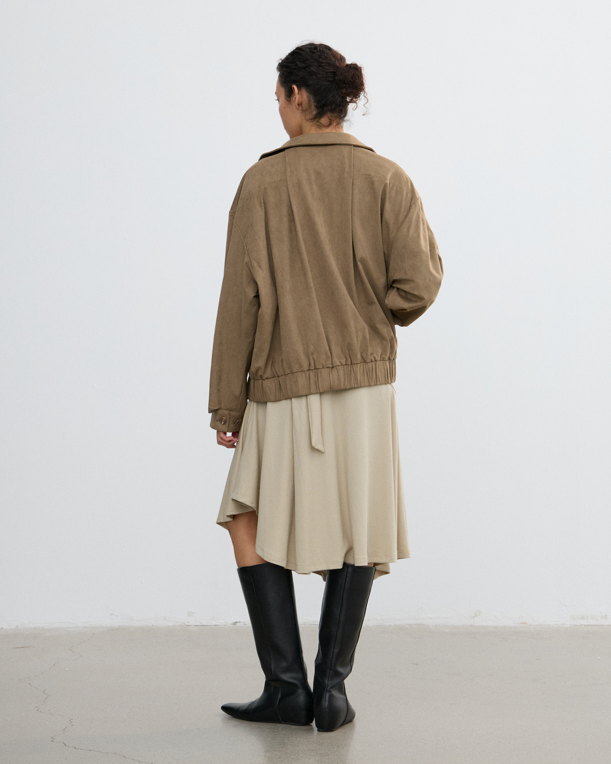 SUEDE MOTORCYCLE JACKET