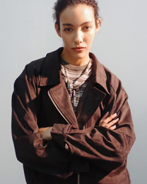 SUEDE MOTORCYCLE JACKET
