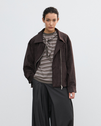 SUEDE MOTORCYCLE JACKET