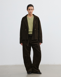 DOUBLE-BREASTED CORDUROY JACKET