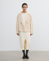 DOUBLE-BREASTED CORDUROY JACKET