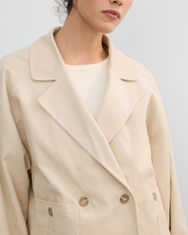 DOUBLE-BREASTED CORDUROY JACKET