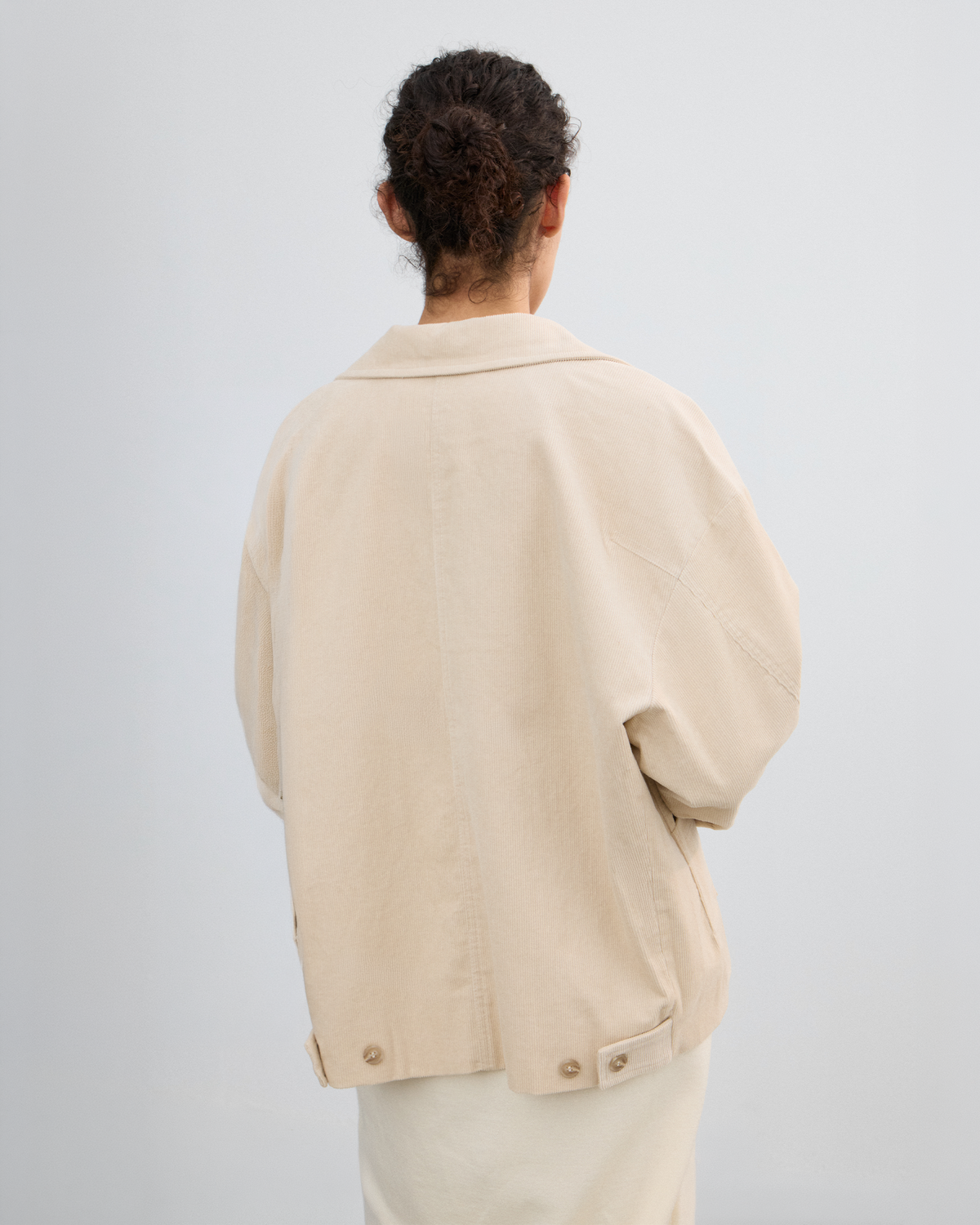 DOUBLE-BREASTED CORDUROY JACKET