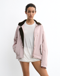 COLOR-BLOCKED PADDED WORK JACKET