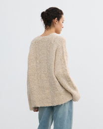 WOOL MARLED SWEATER