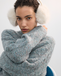 WOOL MARLED SWEATER