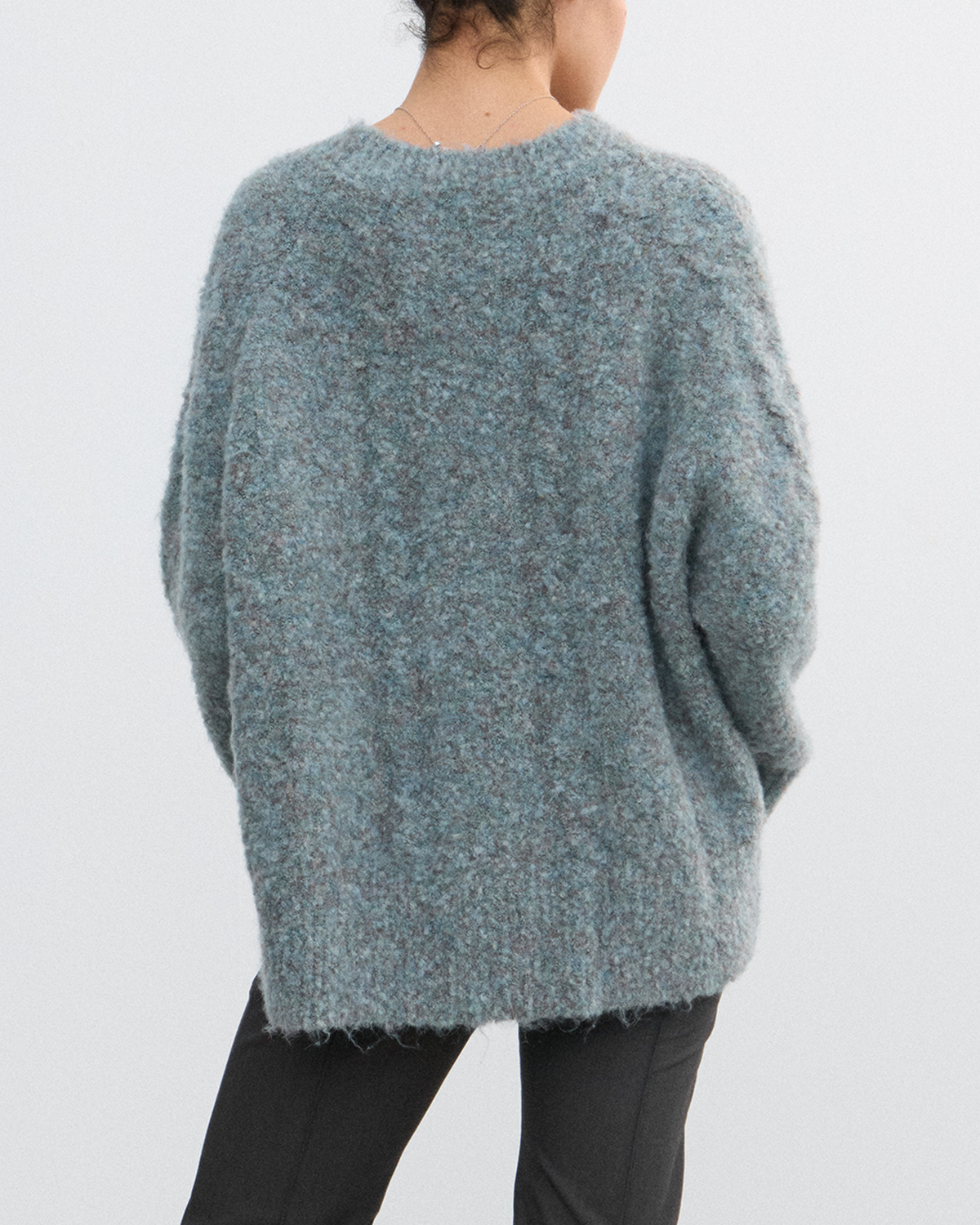 WOOL MARLED SWEATER