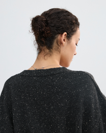 SLOUCHY FRINGED CARDIGAN