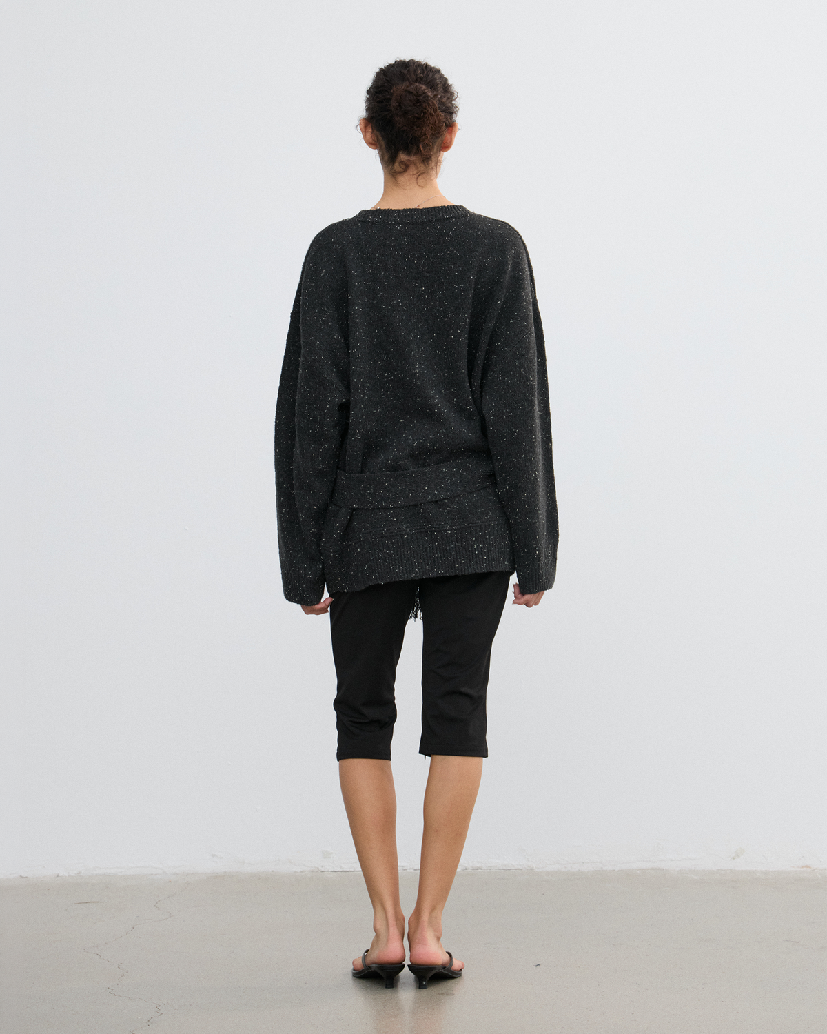 SLOUCHY FRINGED CARDIGAN