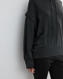WOOL SILK HOODIE