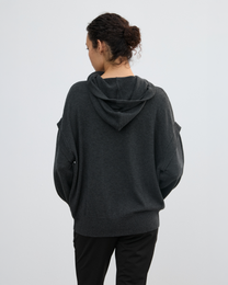 WOOL SILK HOODIE