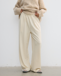 KNIT PLEATED SUIT PANTS