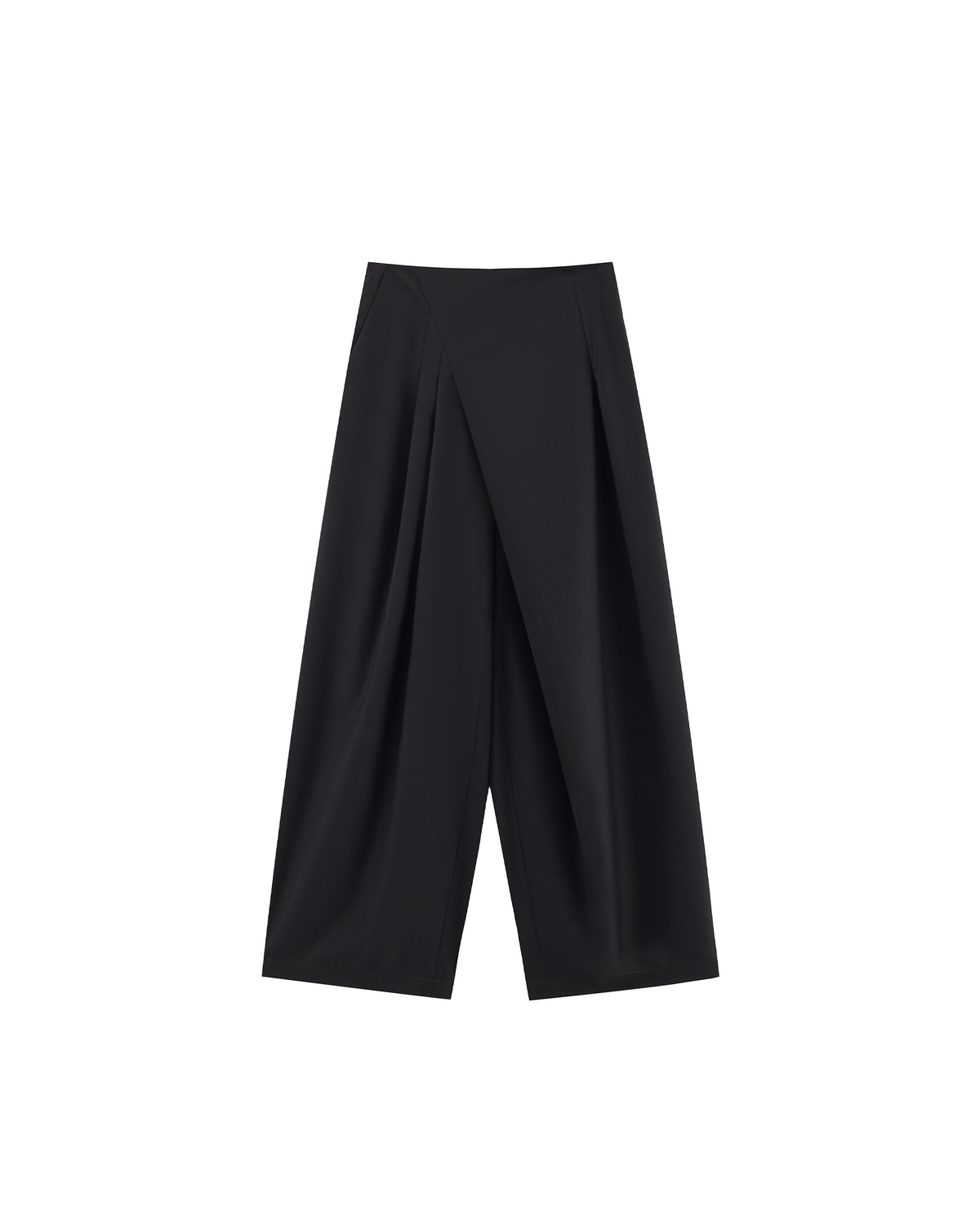 SCULPTED SKIRT-PANEL TROUSERS