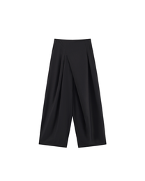 SCULPTED SKIRT-PANEL TROUSERS