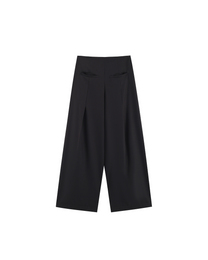 SCULPTED SKIRT-PANEL TROUSERS