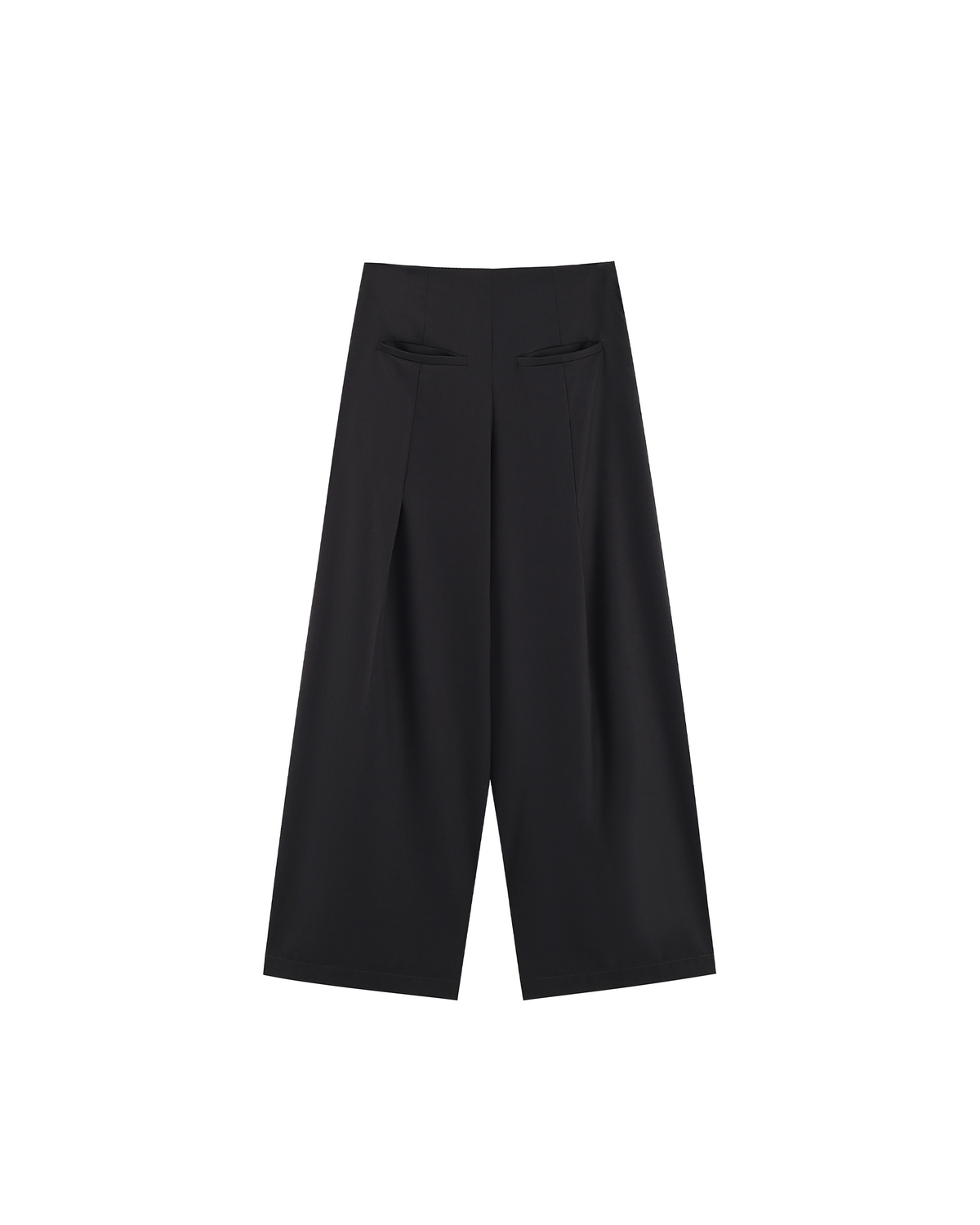 SCULPTED SKIRT-PANEL TROUSERS