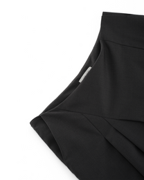 SCULPTED SKIRT-PANEL TROUSERS