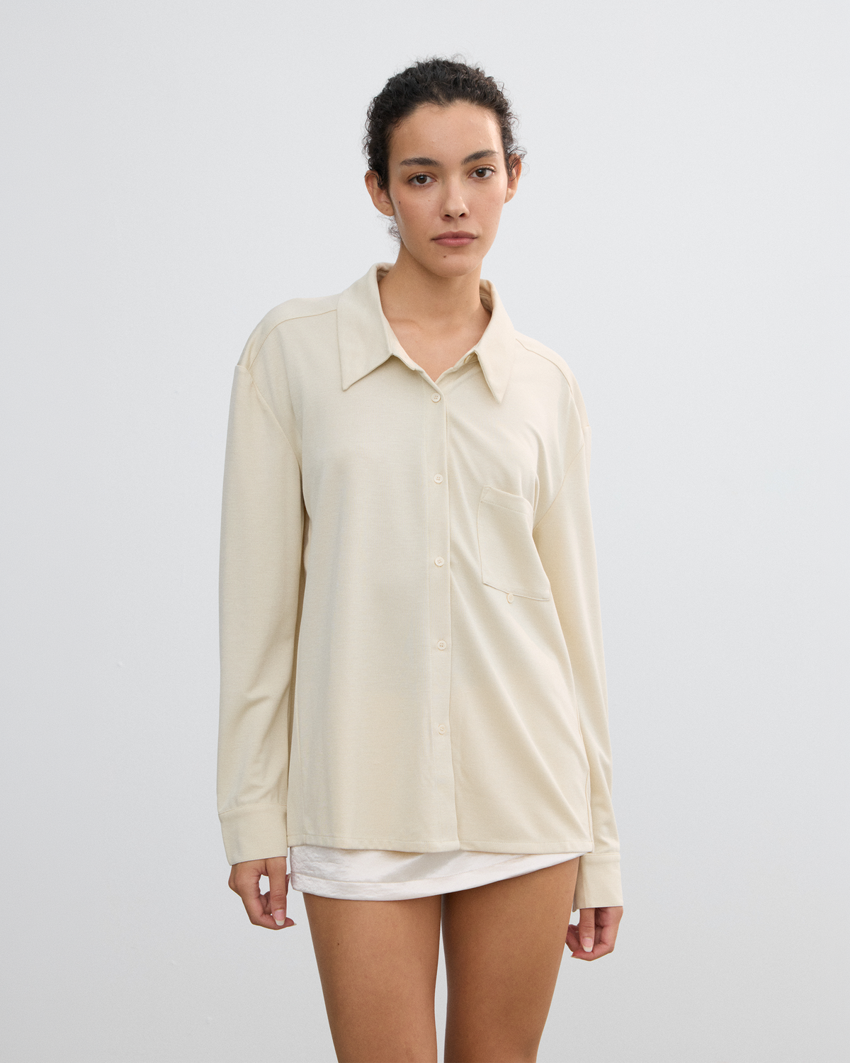 SLIM FIT KNIT SHIRT
