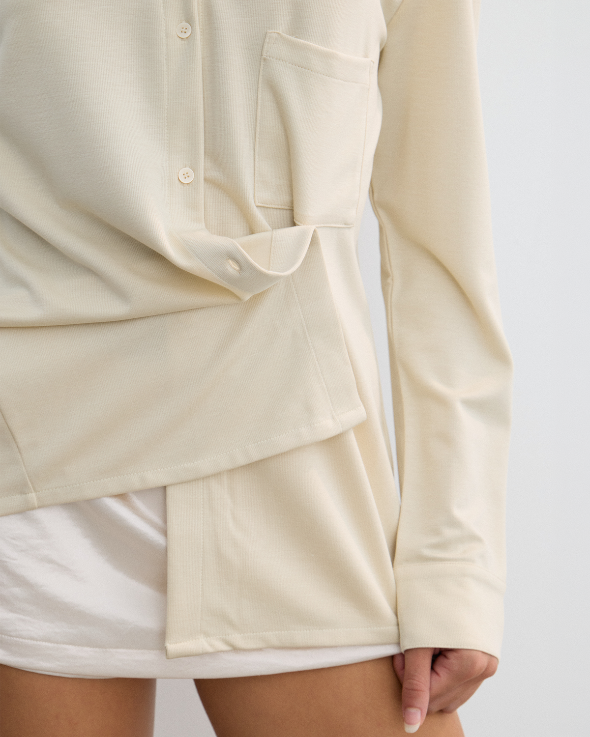 SLIM FIT KNIT SHIRT