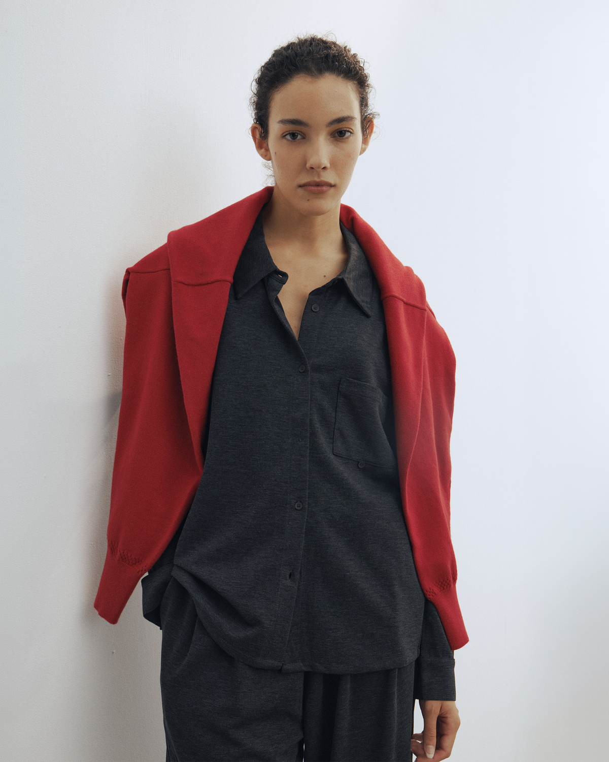 SLIM FIT KNIT SHIRT