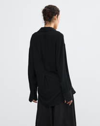 VINTAGE LACE FITTED-WAIST SHIRT