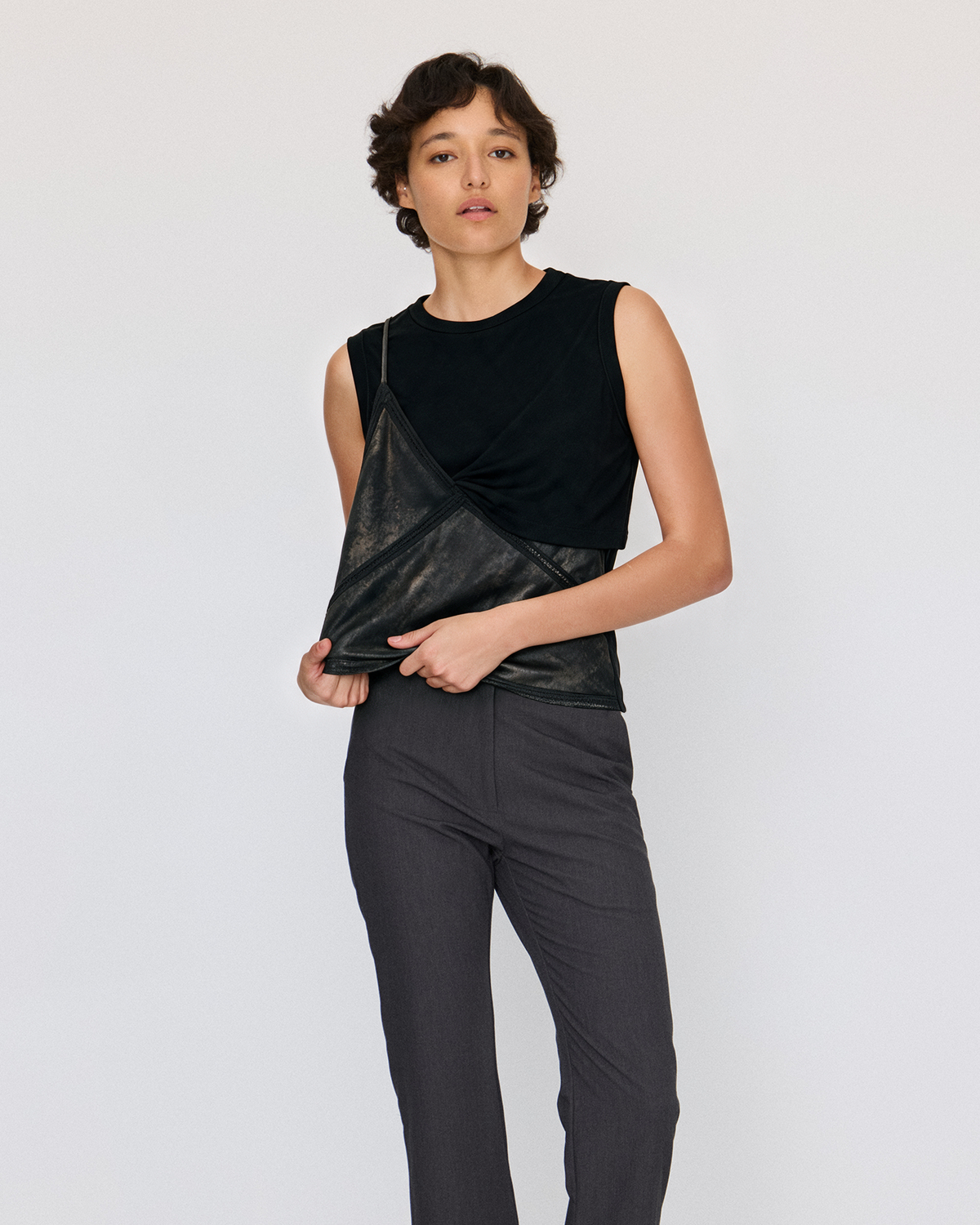 SATIN STRAP PANEL TANK