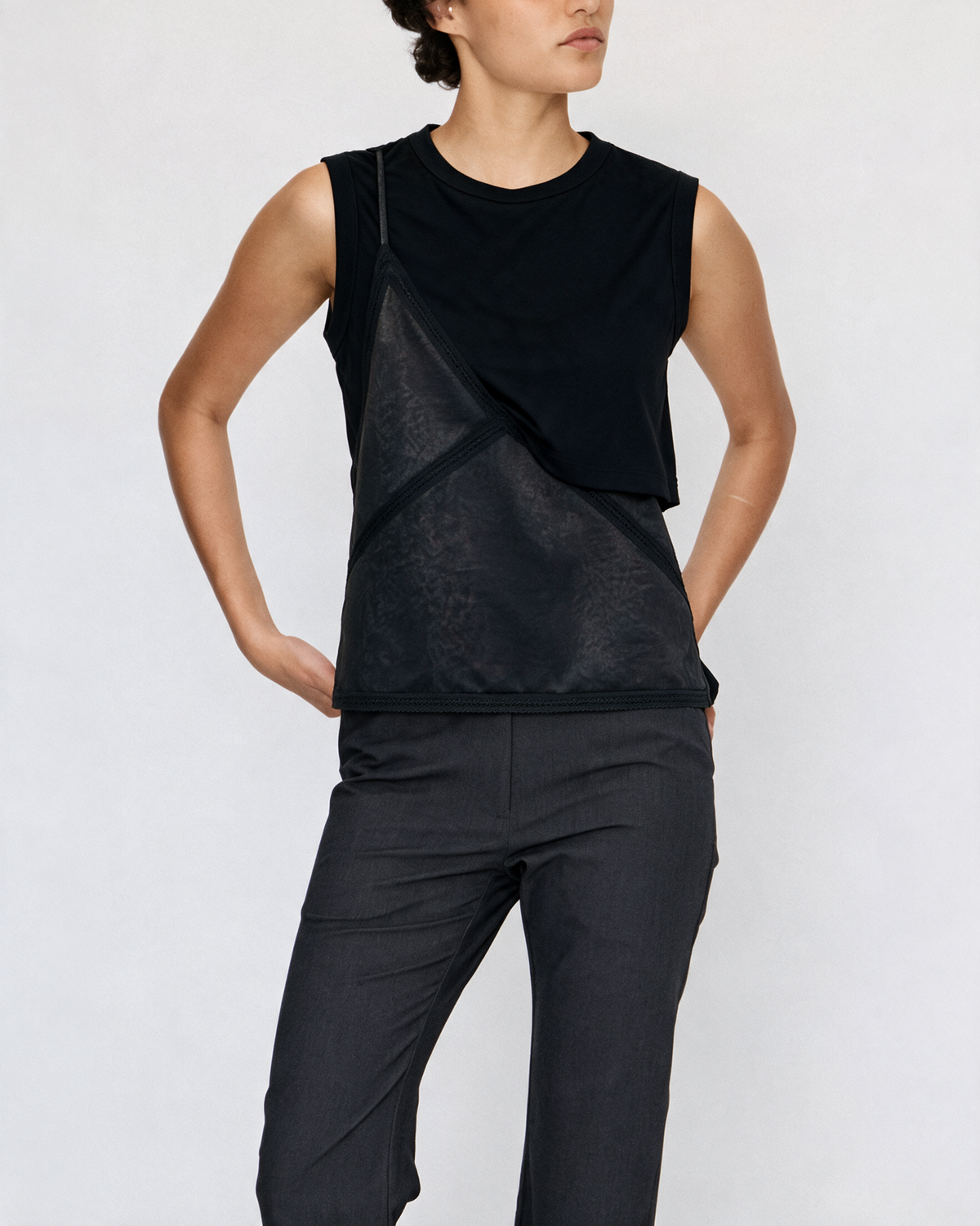 SATIN STRAP PANEL TANK