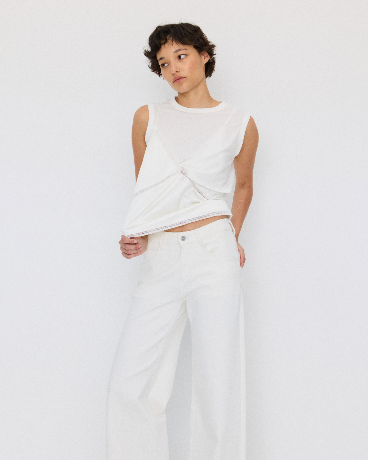 SATIN STRAP PANEL TANK