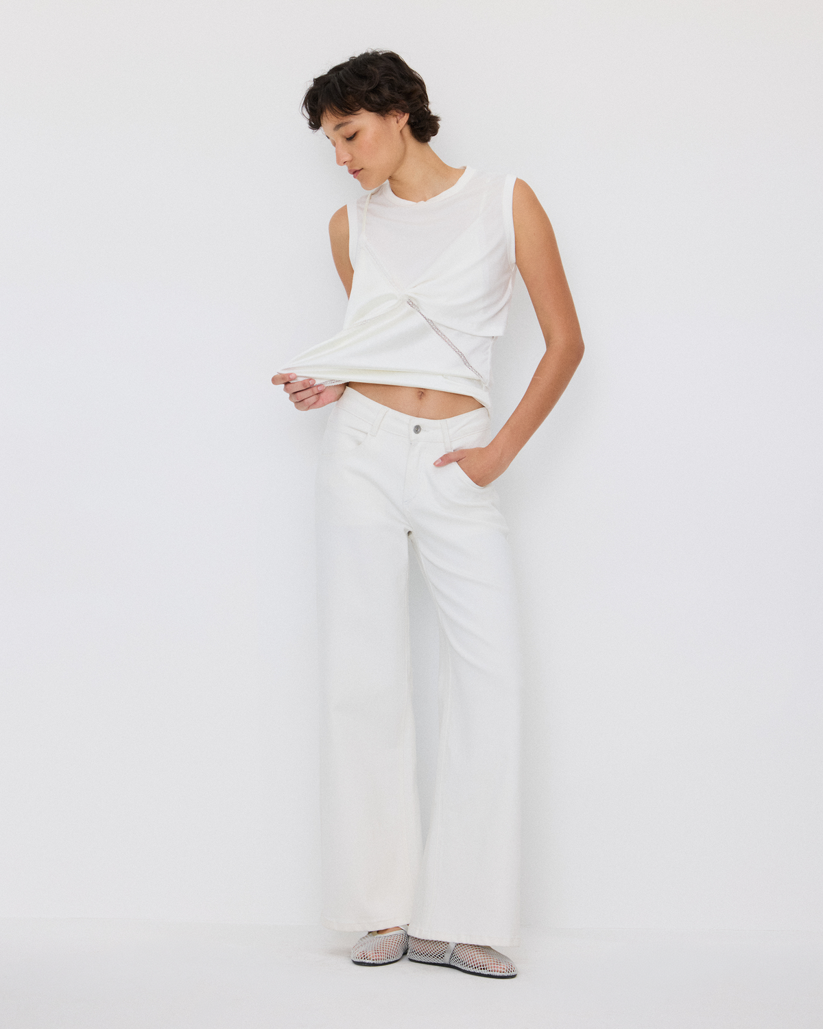 SATIN STRAP PANEL TANK