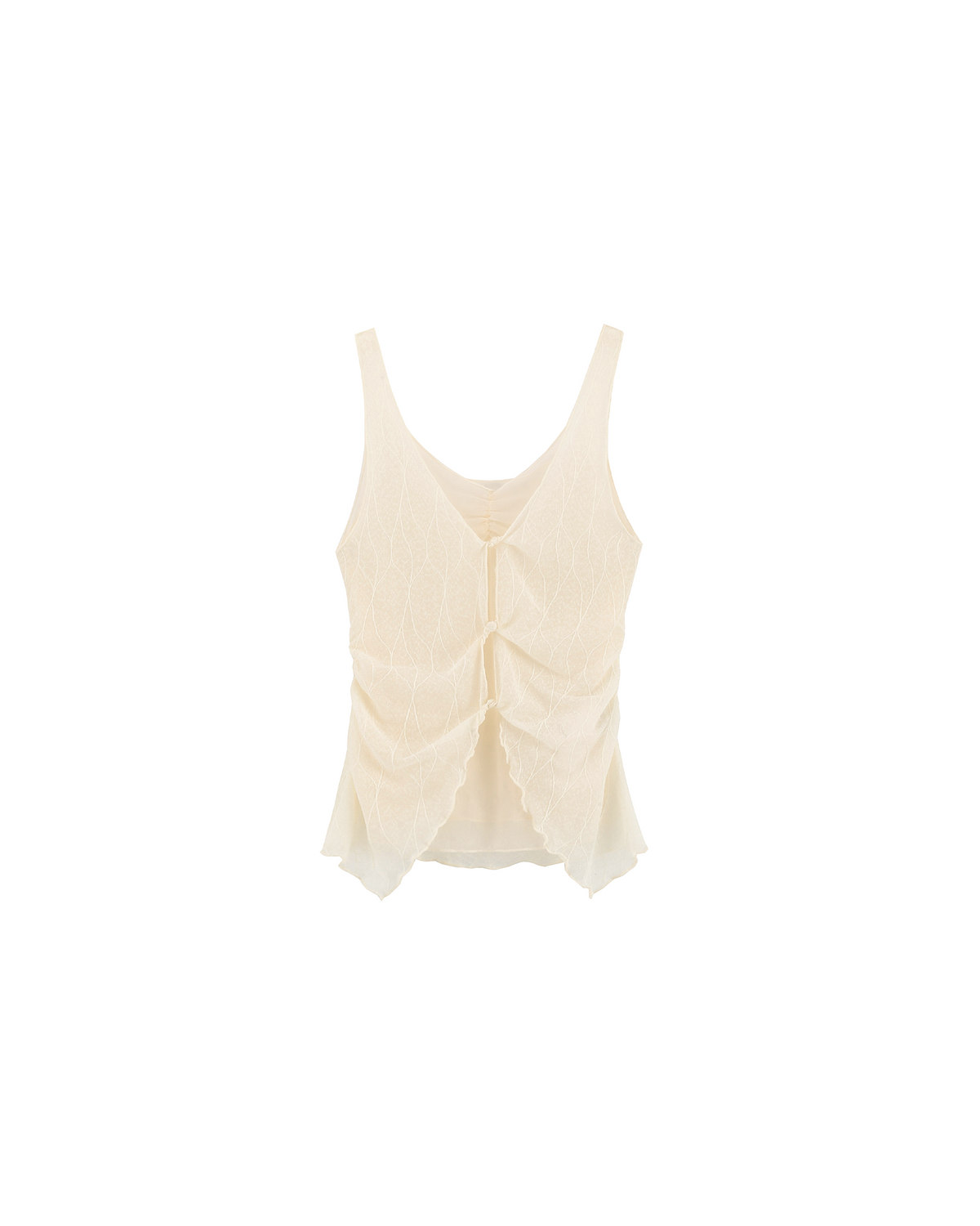 TWISTED SHEER LAYERED TANK