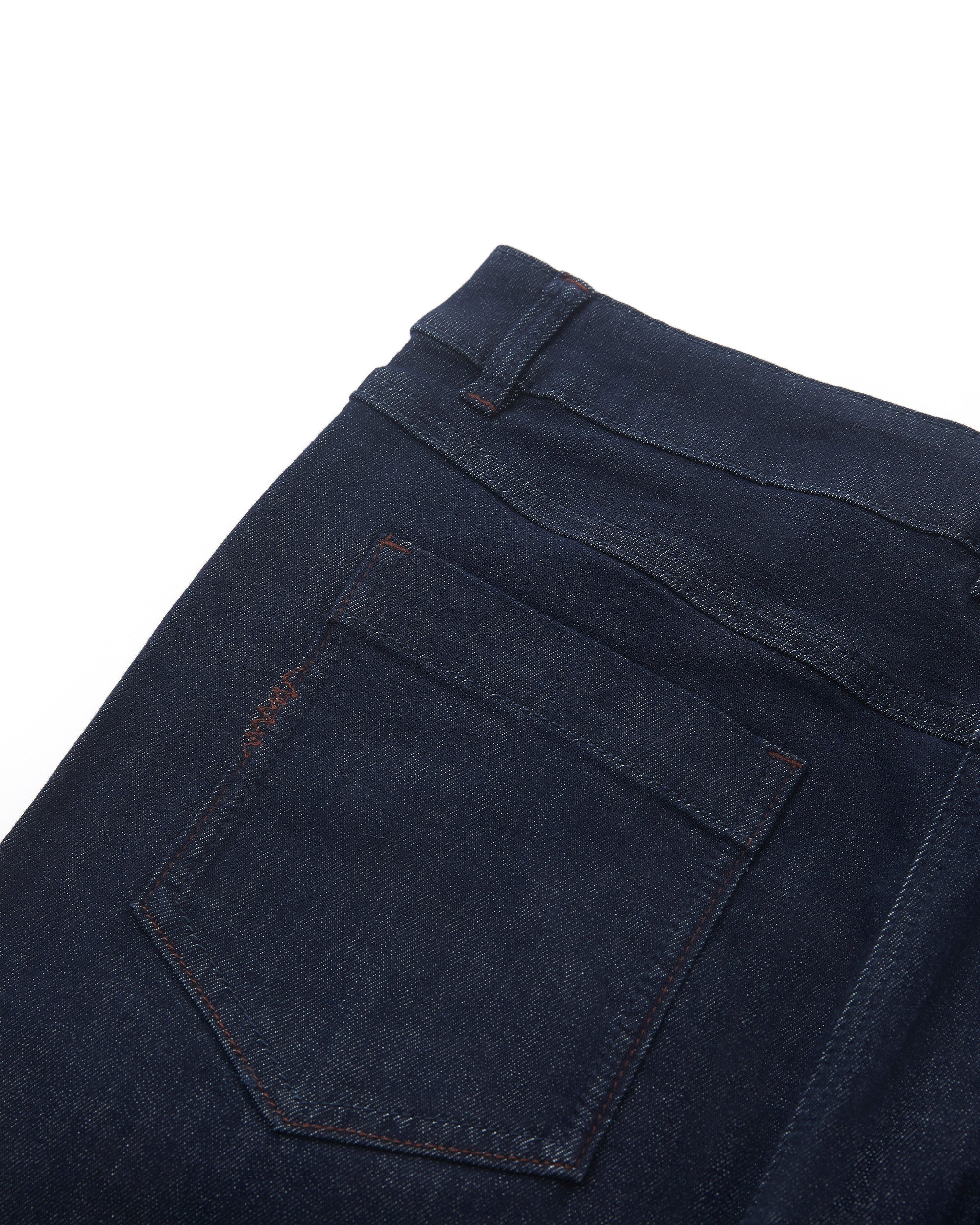 LUMI EMBROIDERED CURVED DENIM