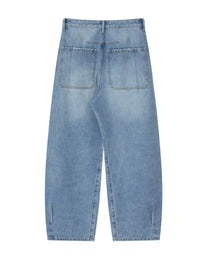 RELAX PLEATED JEANS