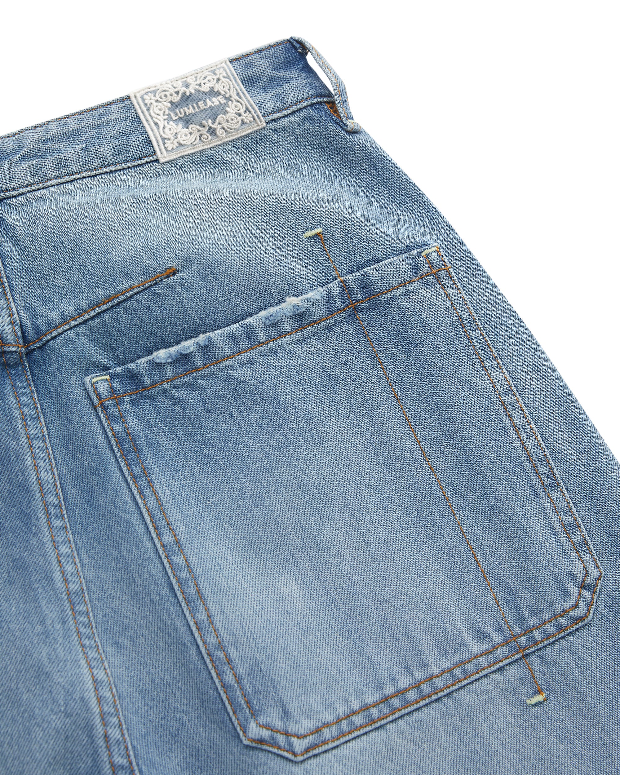 RELAX PLEATED JEANS