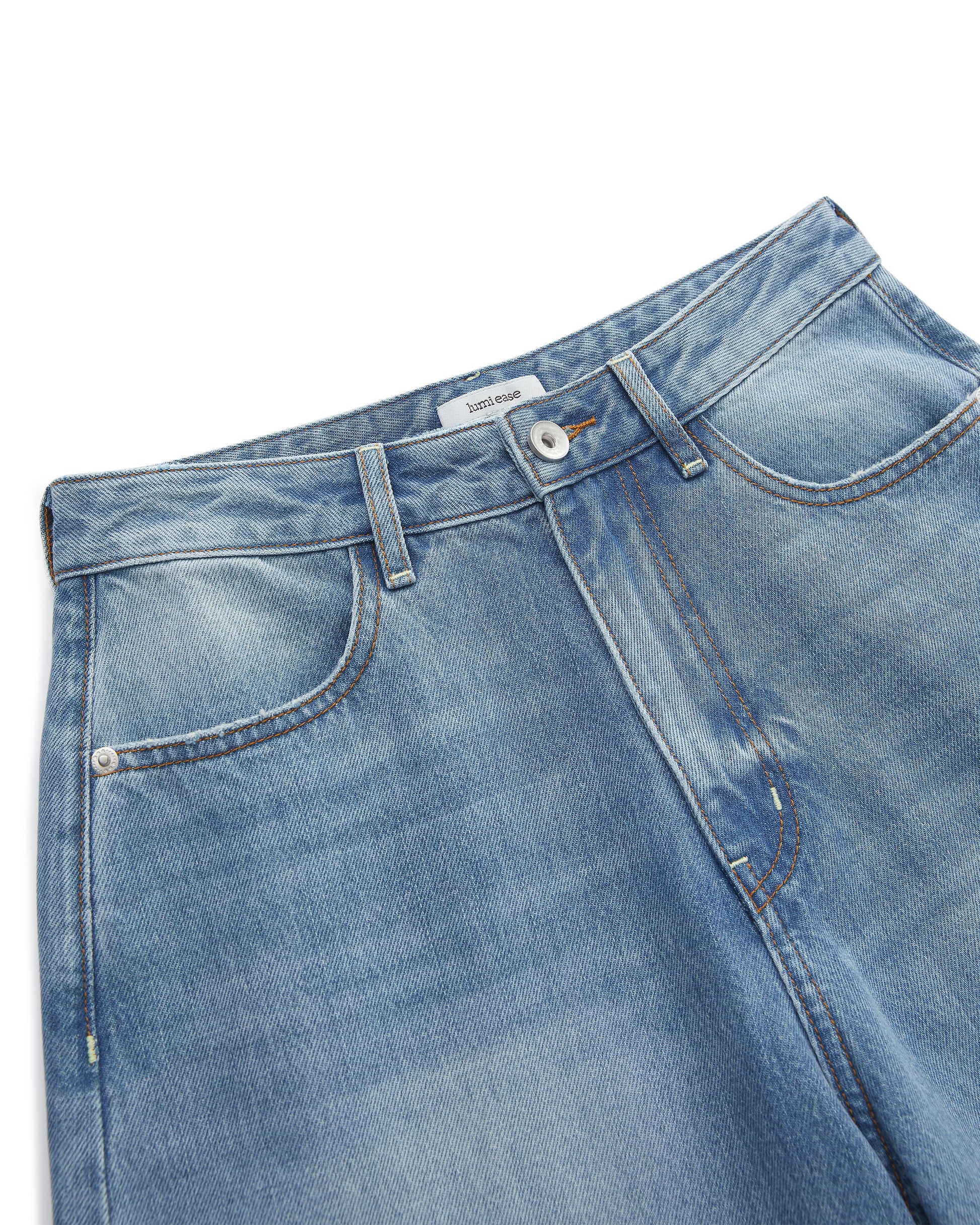 RELAX PLEATED JEANS