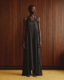 LACE LAYERED FLARE DRESS