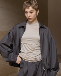 LUMI EMBROIDERY COACH JACKET