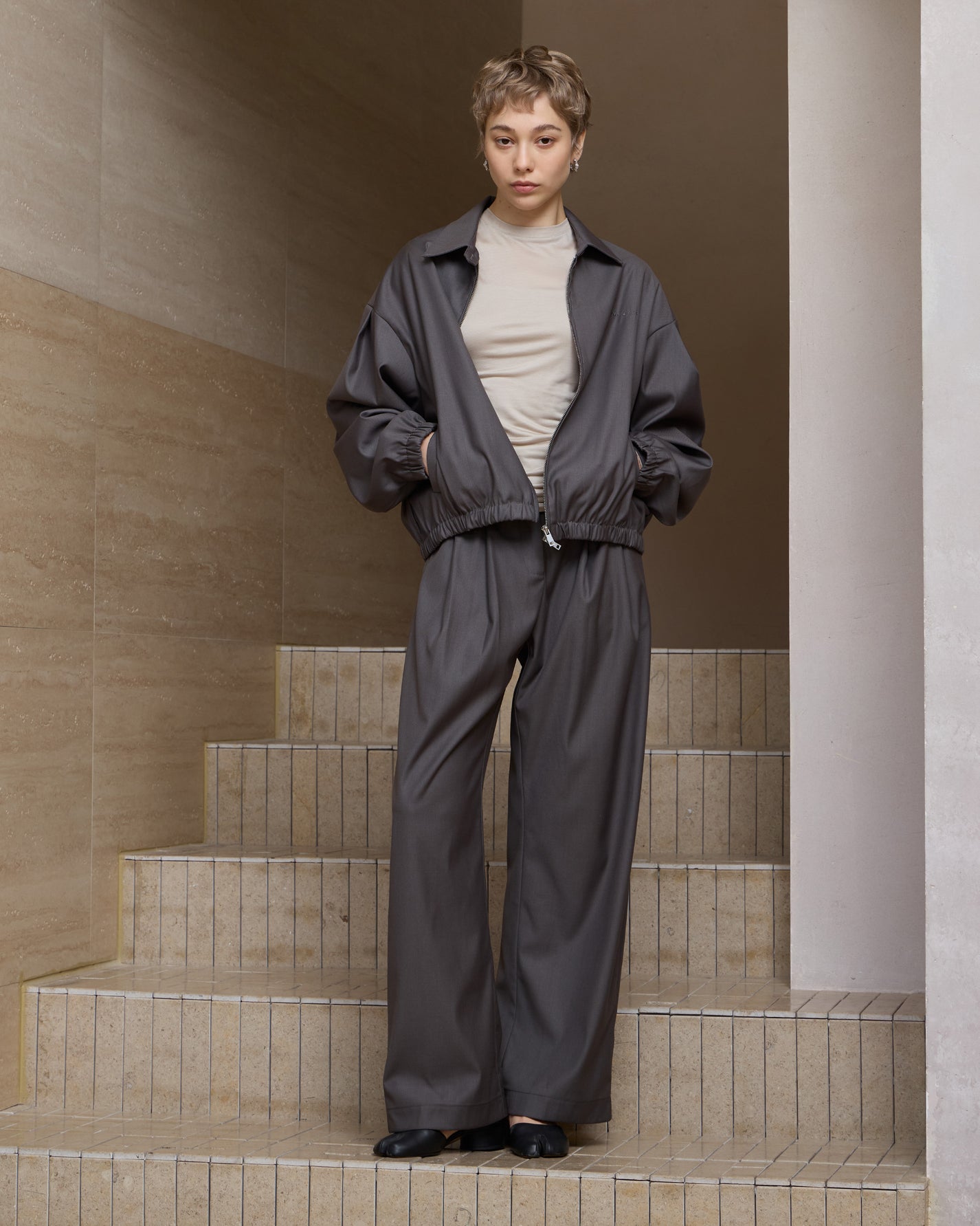 LUMI EMBROIDERY COACH JACKET