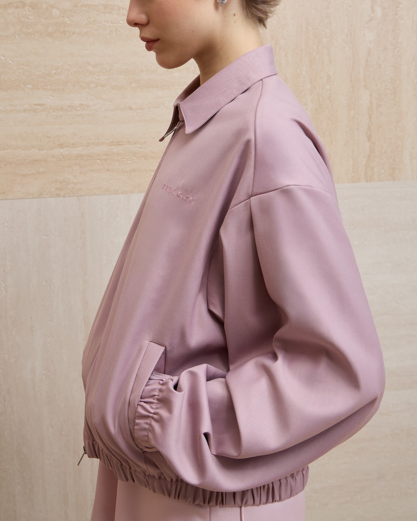 LUMI EMBROIDERY COACH JACKET