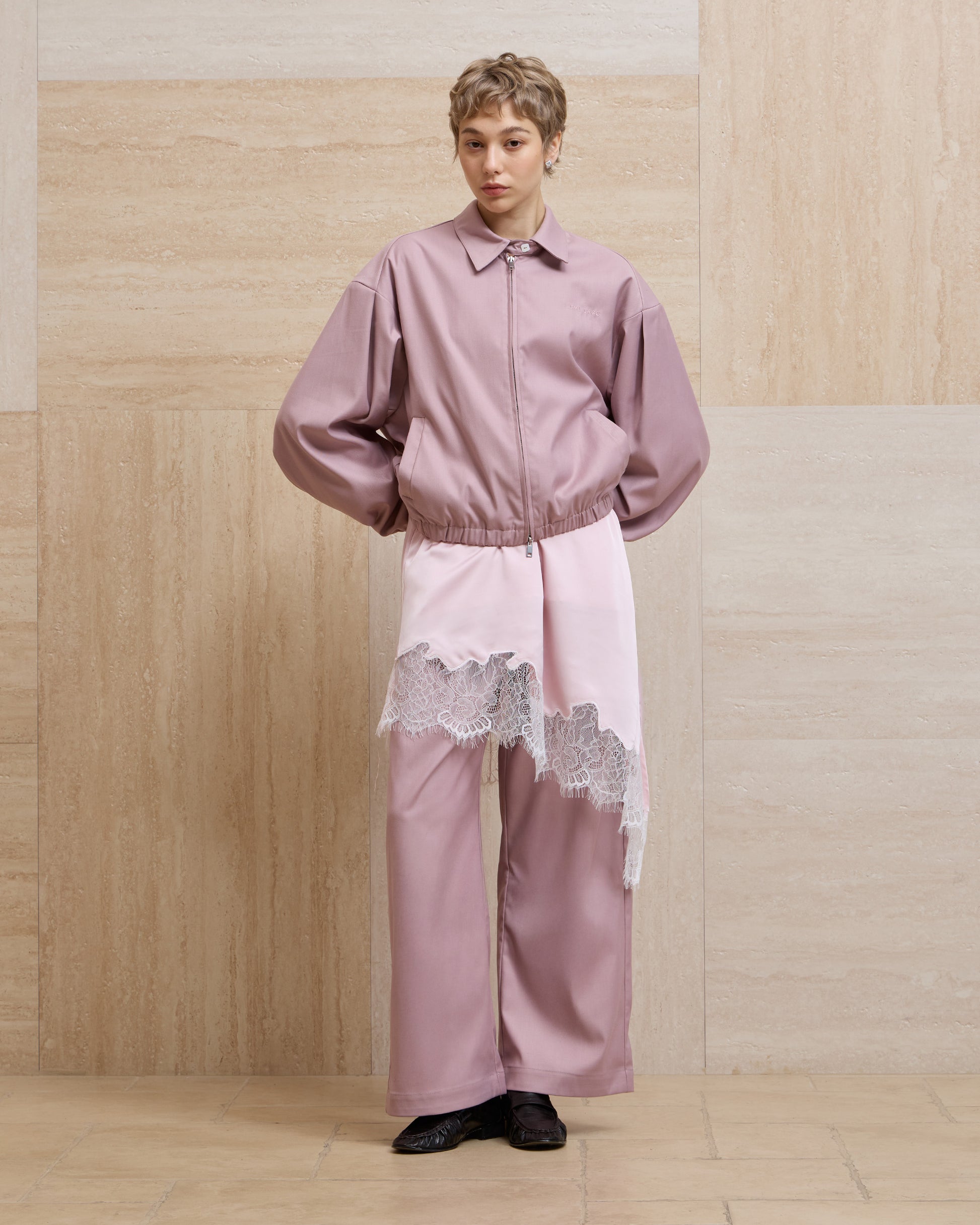 LUMI EMBROIDERY COACH JACKET