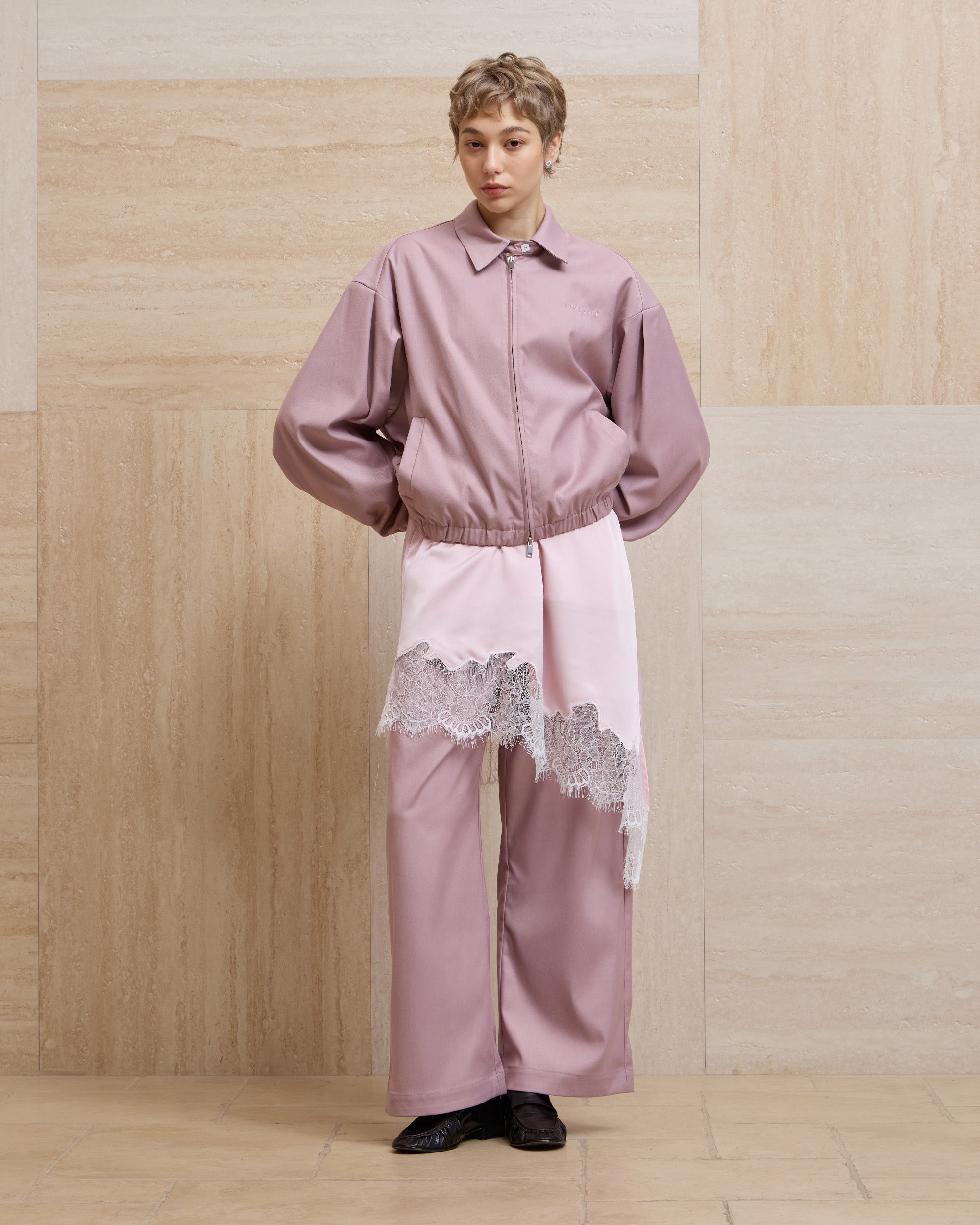 LUMI EMBROIDERY COACH JACKET