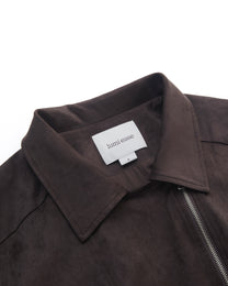 SUEDE MOTORCYCLE JACKET