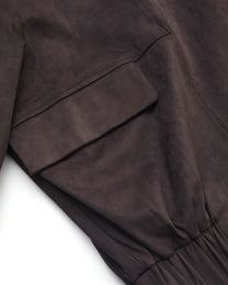 SUEDE MOTORCYCLE JACKET