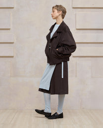 SUEDE MOTORCYCLE JACKET