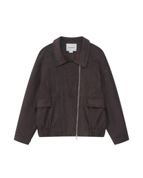 SUEDE MOTORCYCLE JACKET